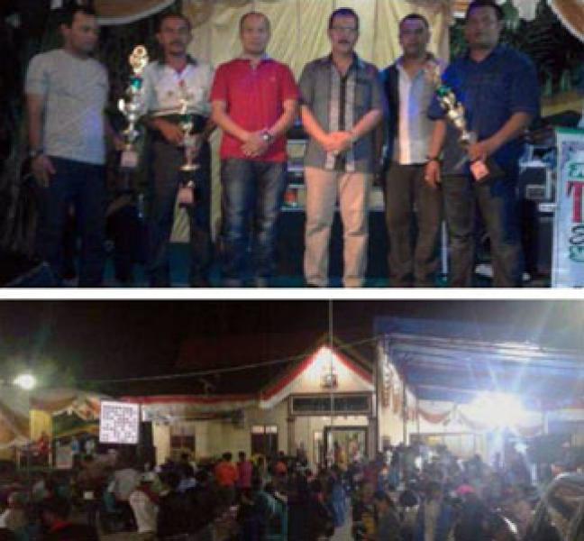 Penutupan Kontes Batu Akik Kapolsek Bandar Sikijang Cup 2015 Berlangsung Meriah