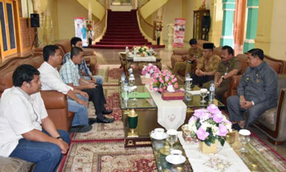 Pj Bupati Terima Kunjungan Pengurus KNPI Kabupaten Bengkalis