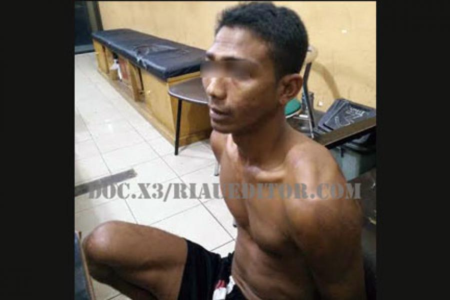 Polda Riau Bekuk Seorang Pelaku Rampok Sadis Bersenpi