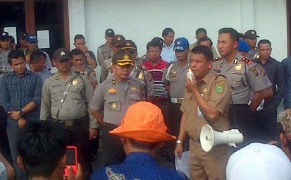 Ratusan Warga Penyaguan Tuntut 600 Hektare Lahan yang Dikuasai PT Palma Group