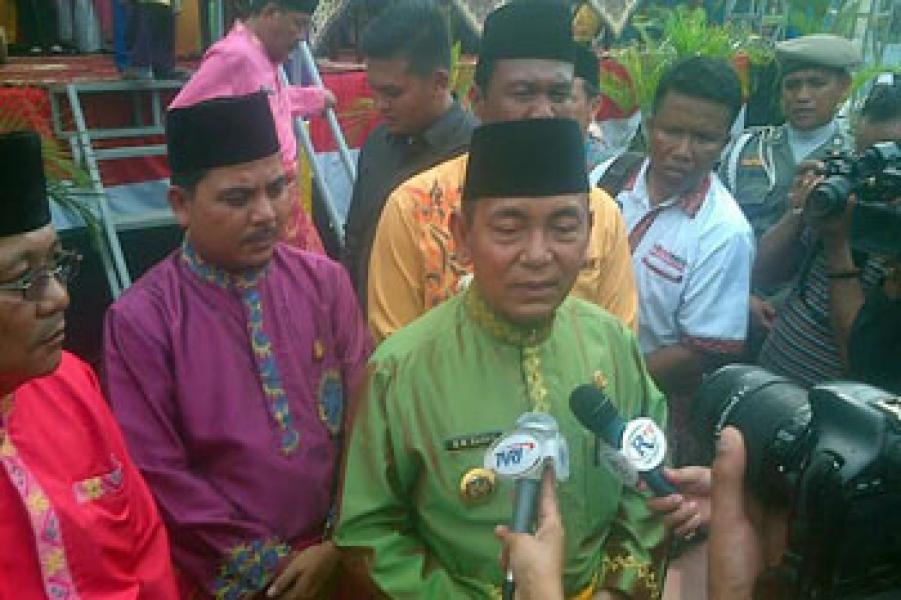 Tekad HM Harris Jadikan Pelalawan Kabupaten Agamis