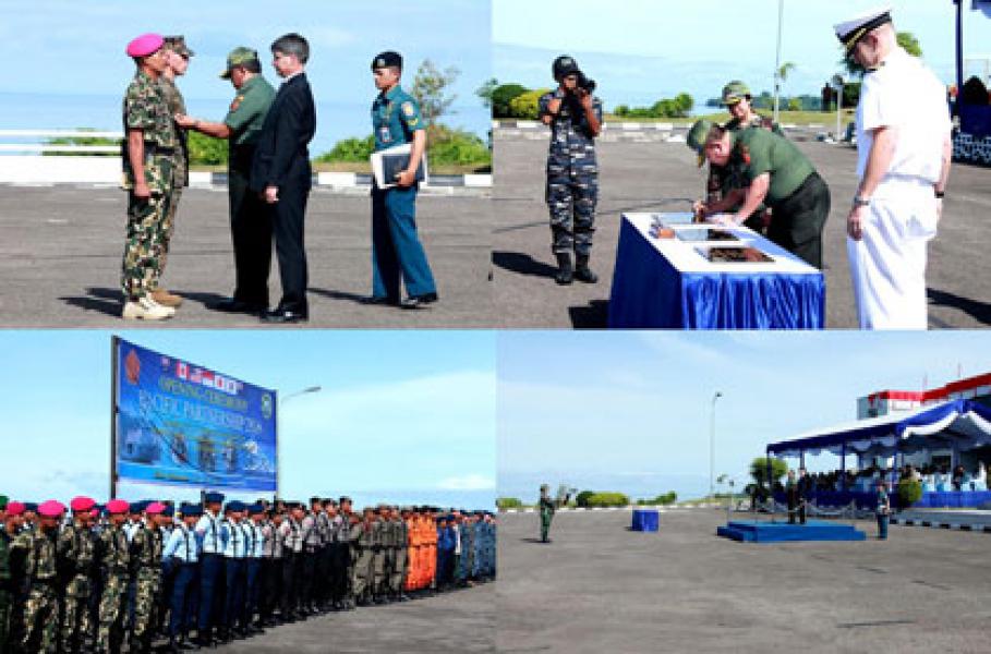 Asops Panglima TNI Buka Latihan Bersama Pacific Partnership 2016 di Padang