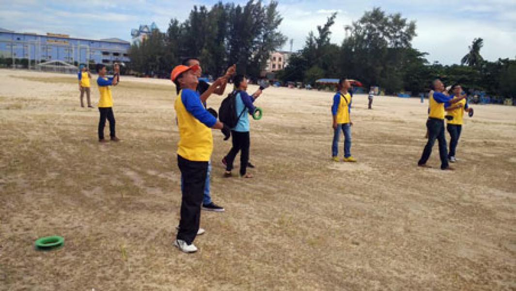 BRI dan Pemkab Bengkalis Taja Lomba Layang-Layang di Lapangan Pasir Andam Dewi