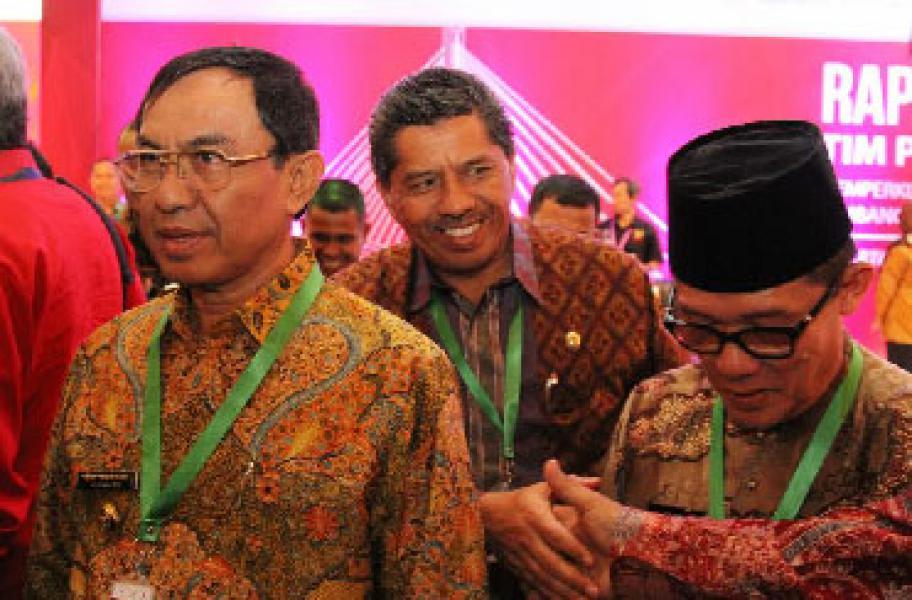 Bupati HM Wardan Hadiri Rakornas TPID di Jakarta