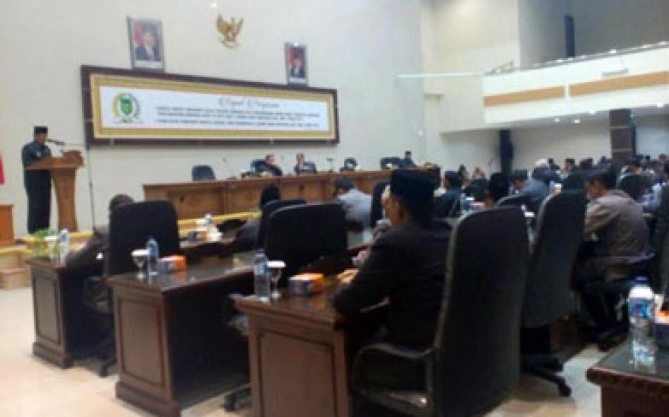 DPRD Inhil Kembali Gelar Paripurna Pembahasan RAPBD dan 6 Ranperda