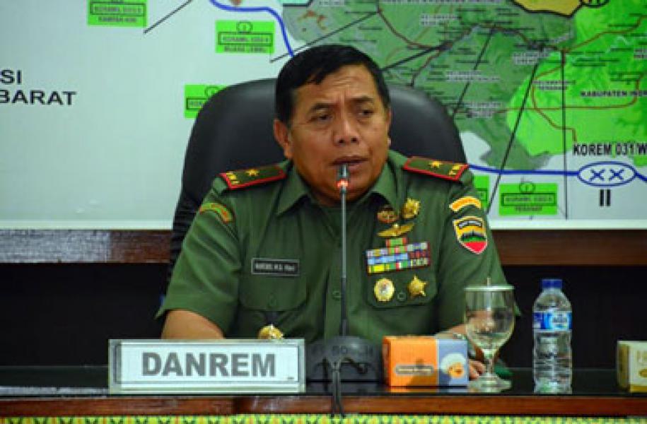 Danrem 031/Wirabima Jelaskan Pentingnya TMMD Ke 97 Kodim 0303 Bengkalis
