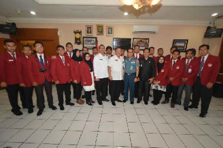 Deputi Inhuker Bakamla RI Terima Kunjungan Mahasiswa Unhan