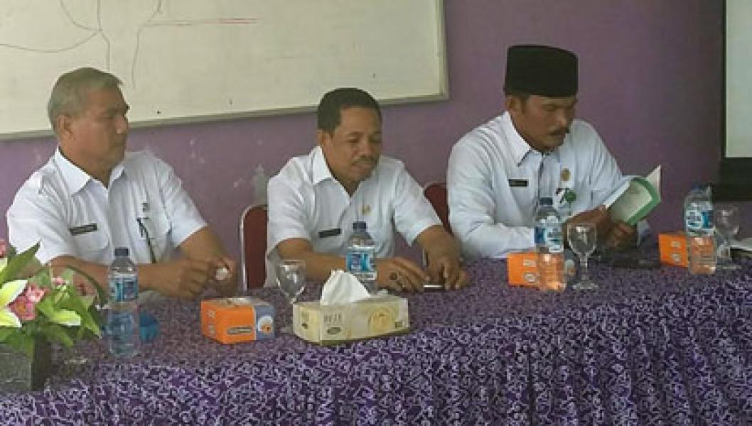 Disnak Pelalawan Gelar Sosialisasi Penanganan Kesehatan dan Penyembelihan Hewan Qurban Sesuai Syariat Islam‎