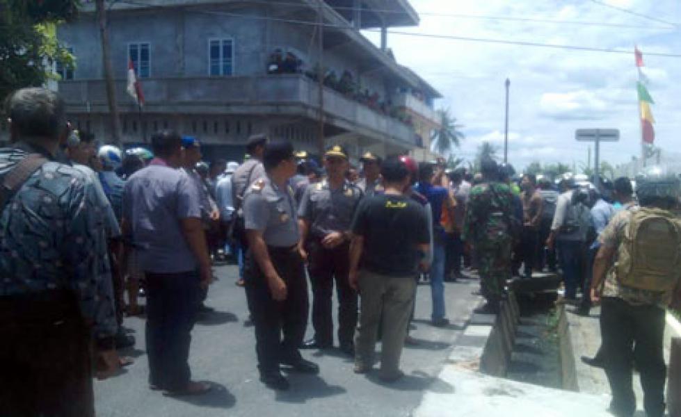 Ini Kata Kapolres Terkait Isue Korban Tewas dalam Unjuk Rasa di Mapolres Meranti