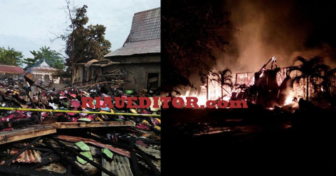 Ini Pengakuan Kadisdik Soal Keberadaan Dirinya Saat Kantor Disdik Pelalawan Terbakar‎