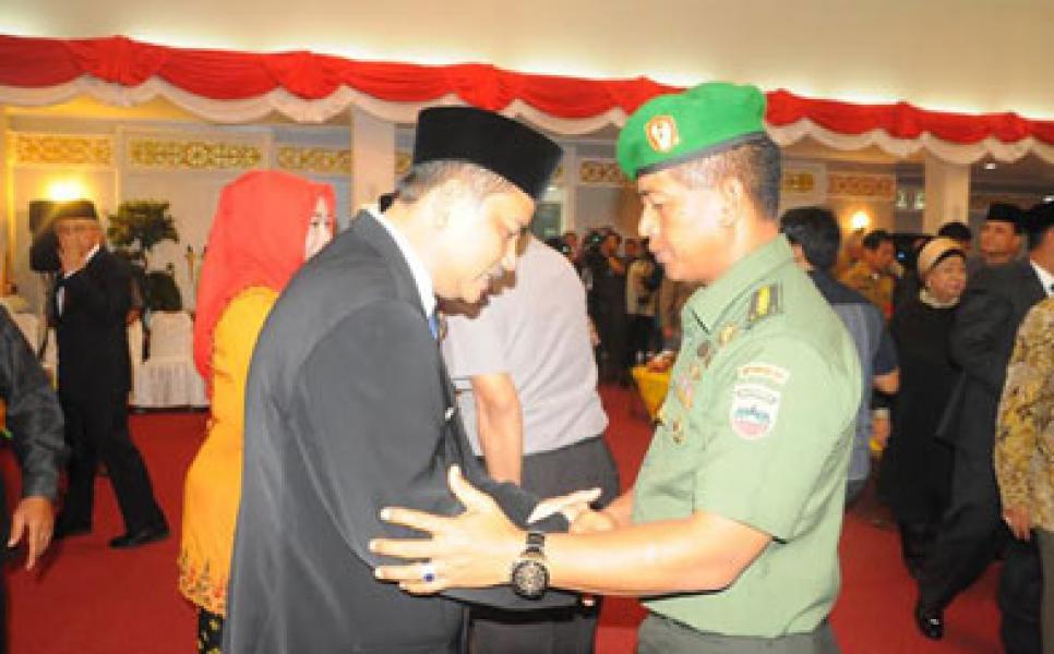 Kasrem 031/Wirabima Hadiri Pelantikan Sekda Definitif Riau