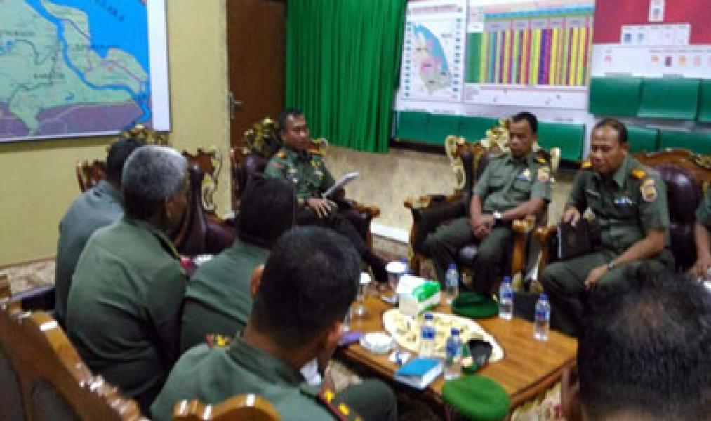 Kodim 0303/Bengkalis Sinergi Bersama Pemkab Bengkalis Laksanakan TMMD ke-97