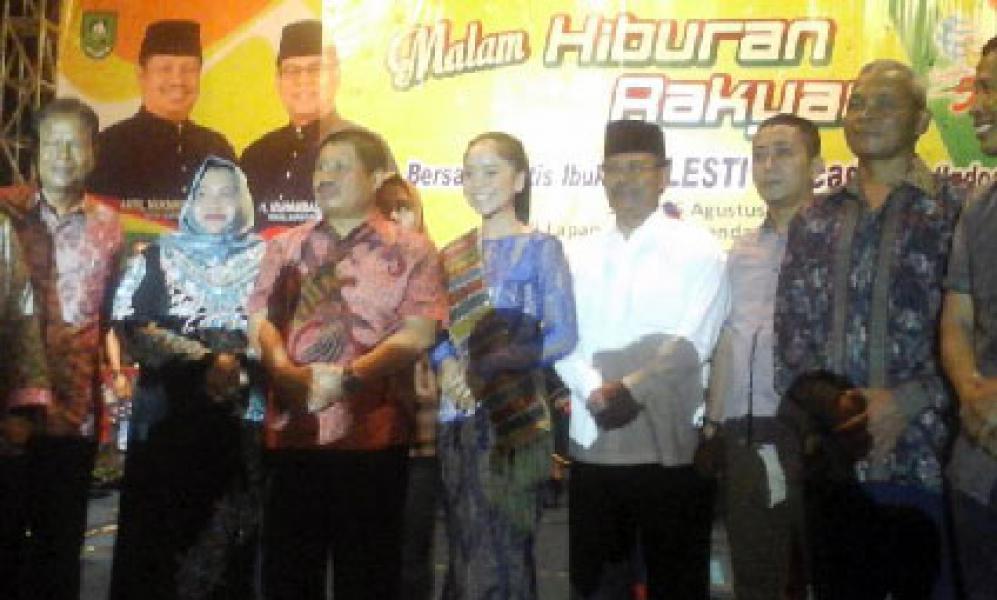 Malam Puncak Hari Jadi ke 504 Bengkalis, Lesti Hibur Masyarakat Bengkalis