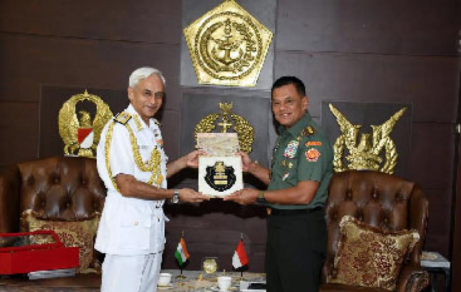 Panglima TNI Terima Kunjungan Kasal India