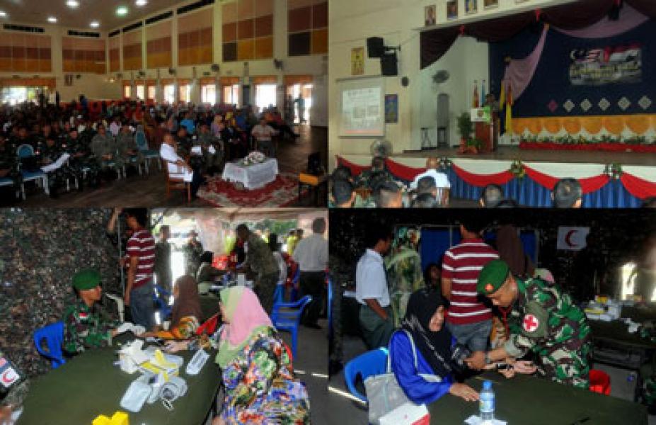 Pengarahan Direktur Latgabma Malindo kepada Masyarakat dan Mahasiswa