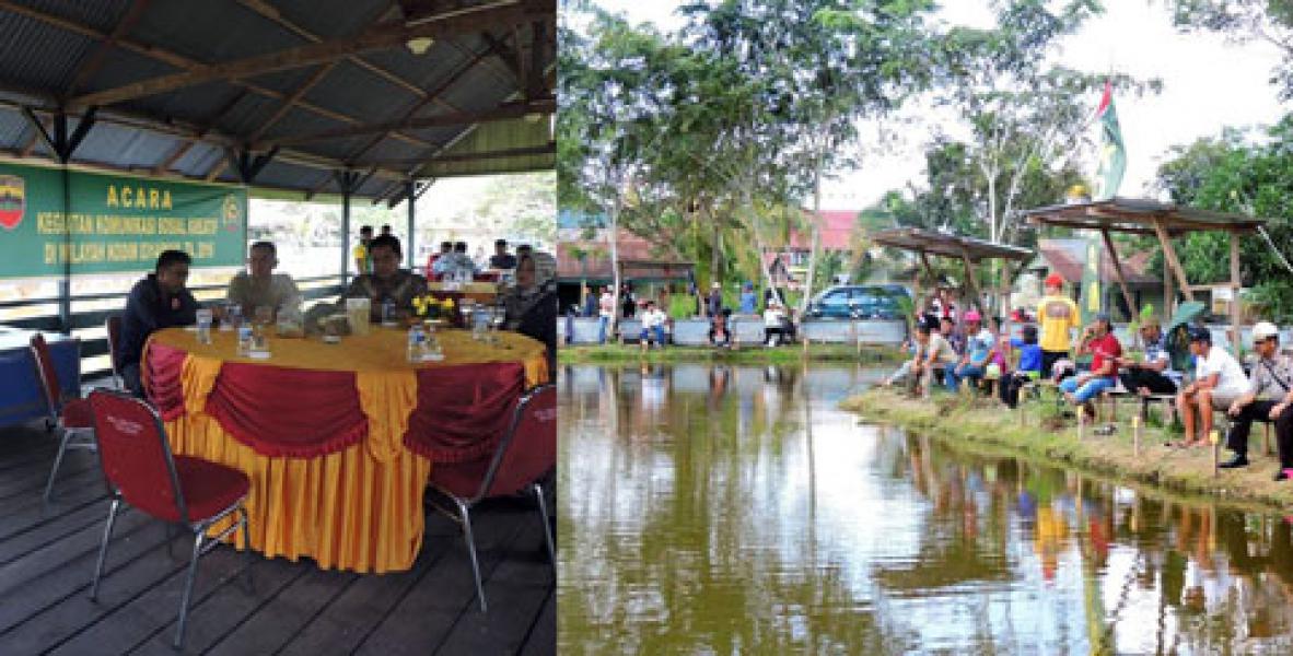 Peringatan HUT Ke 71 RI, Kodim 0314 Inhil Adakan Lomba Memancing
