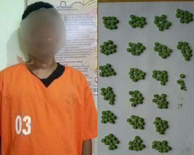 Polres Inhil Ringkus Pengedar Narkoba dengan BB 202 Butir Pil Extacy