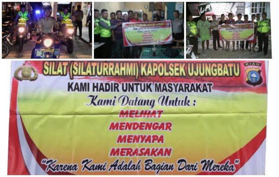 Polsek Ujung Batu Launching Program SILAT (Silaturrahmi) Kapolsek Ujung Batu