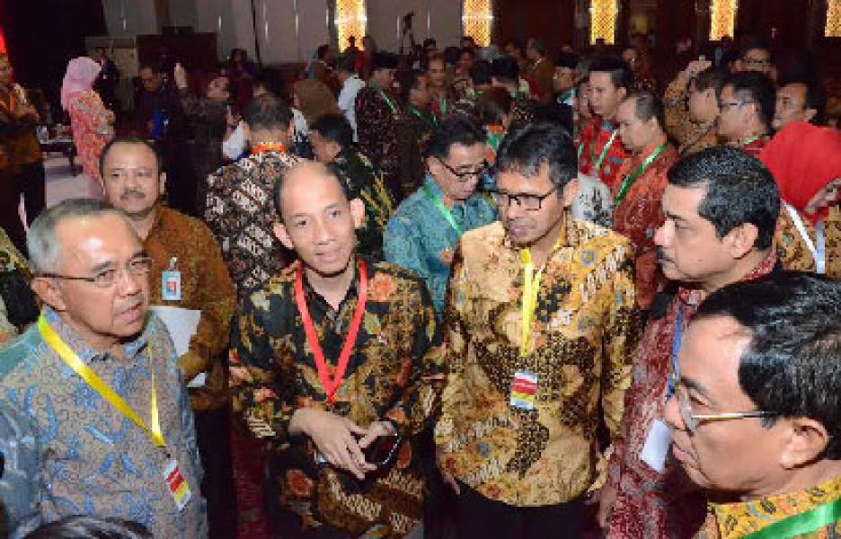 Gubri Hadiri Rakornas Nasional TPID VII yang Dibuka Presiden Joko Widodo