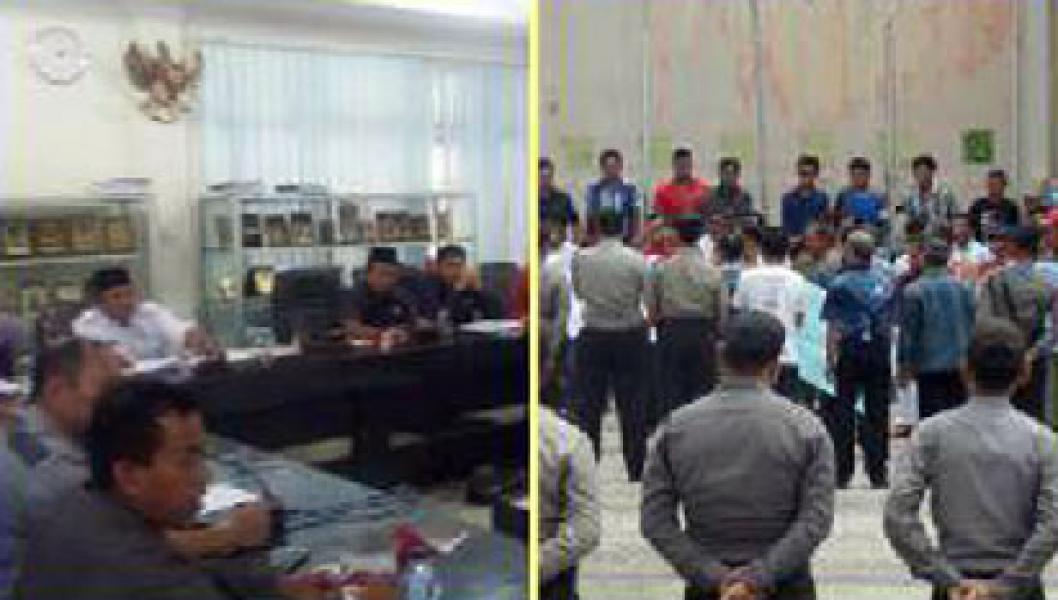 Puluhan Masyarakat Pauh Ranap Unjuk Rasa ke Gedung DPRD Inhu