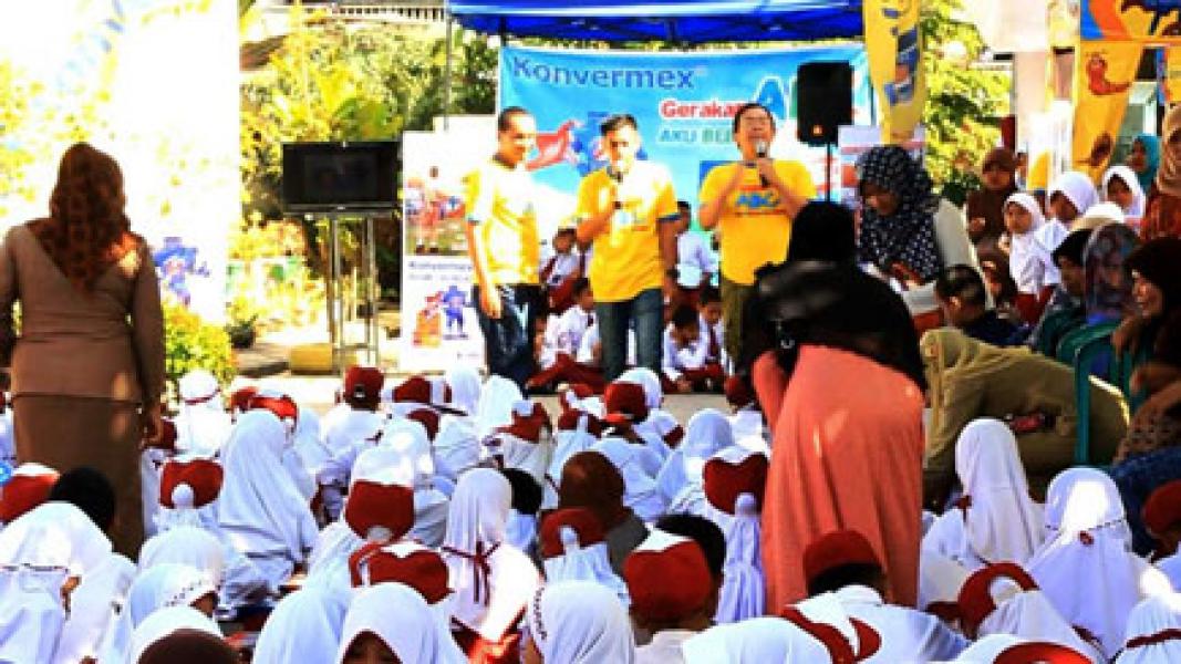Ratusan Murid SD 001 Rambah Ikuti Lomba Mewarnai Konvermex