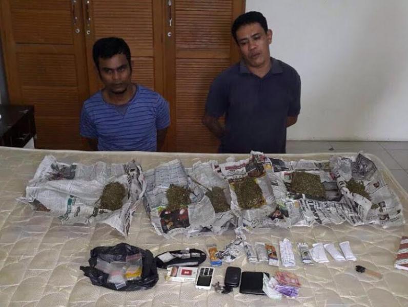 Resnarkoba Polda Riau Kembali Amankan BB Narkoba Dari Dua Tersangka Pelanggaran Lalu Lintas