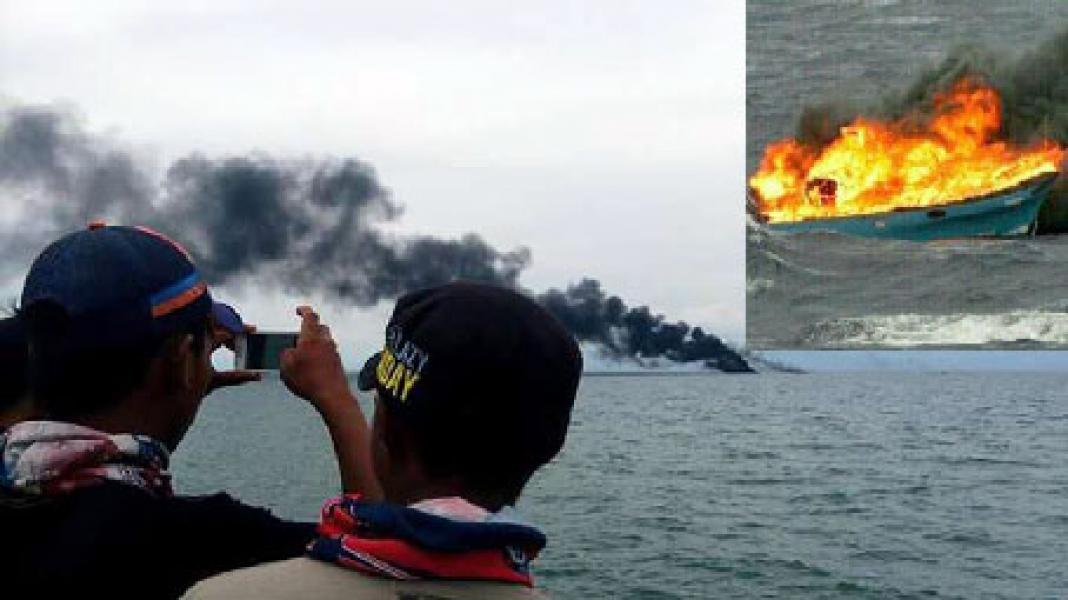 Serma Musbah Selamatkan Puluhan Korban Kapal Terbakar di Selat Buton