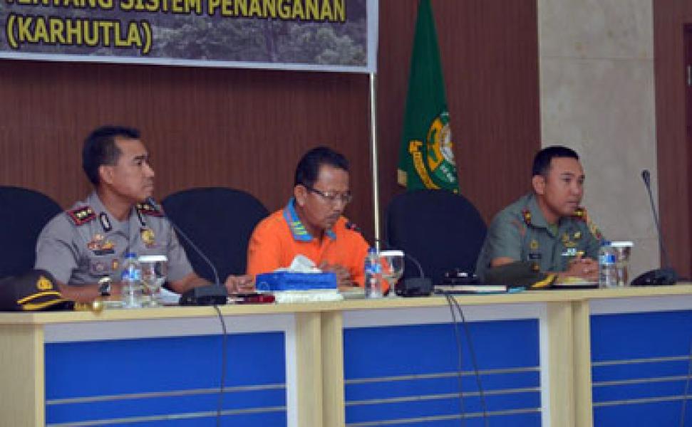 Tiga Satker Harus Fokus Tangani Karlahut