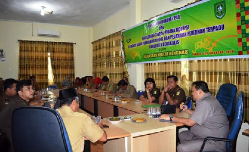 Tim TP4D Kejari Bengkalis Beri Penyuluhan Hukum di BPMP2T