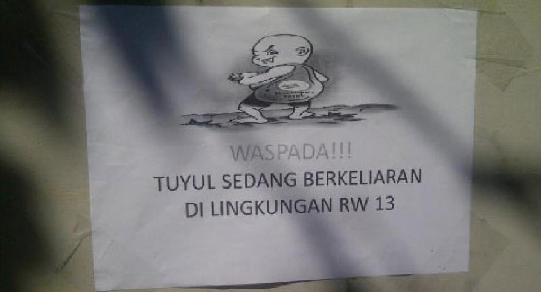 Warga Bandung Dihebohkan Kabar Tuyul Berkeliaran