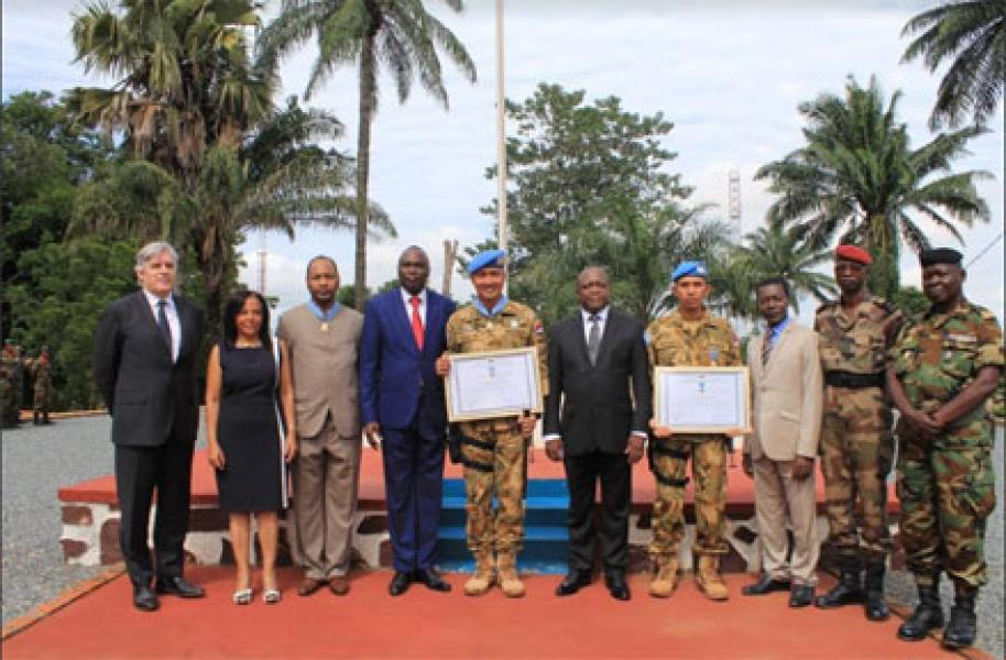200 Prajurit TNI di Afrika Terima Medali CAR