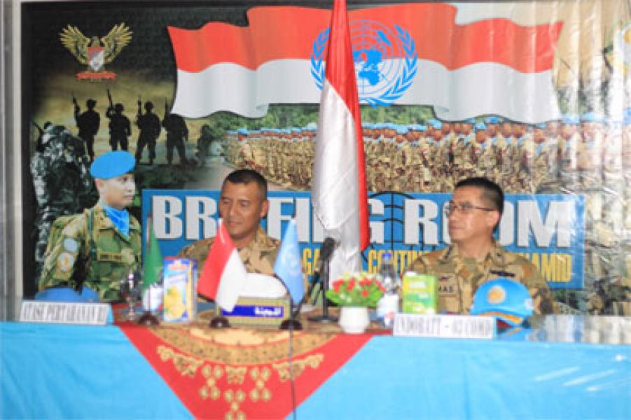 Atase Pertahanan RI kunjungi Satgas Indobatt-03 di Sudan-Afrika