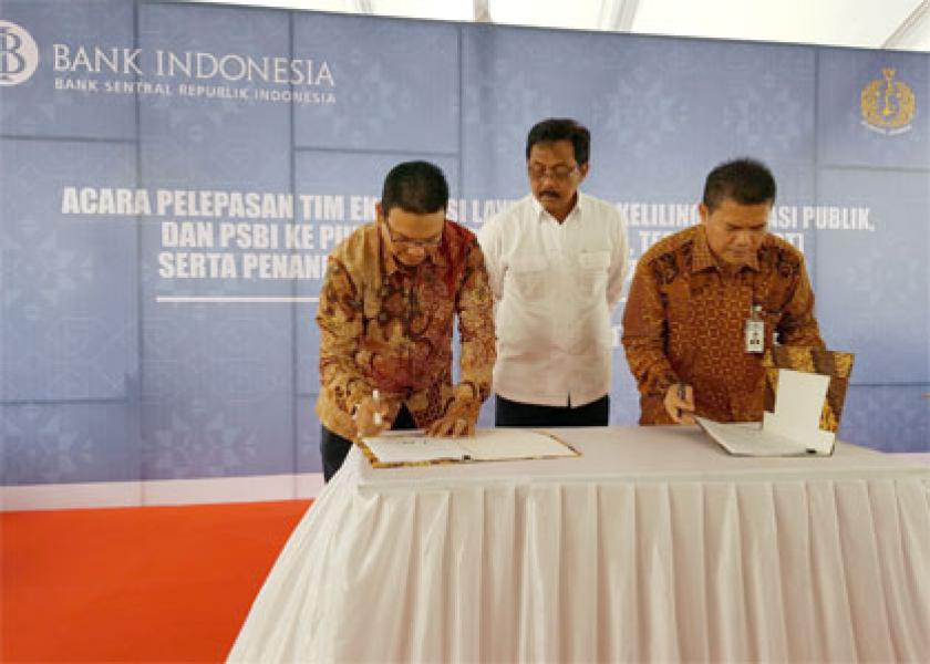 BI-Bank Riau Kepri MoU Kas Keliling Untuk Masyarakat Pulau Terpencil dan Terluar