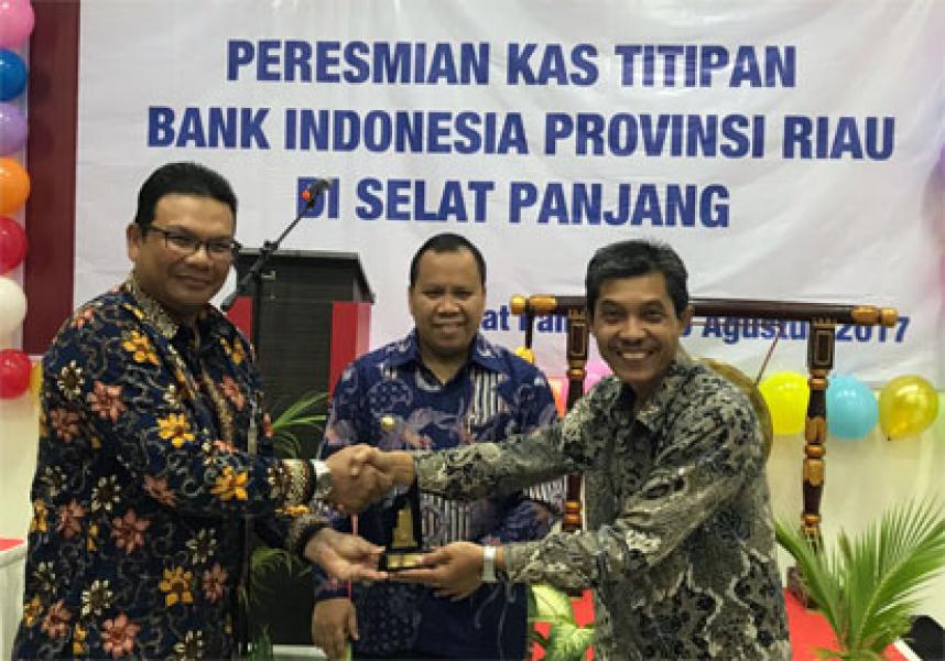 Bank Riau Kepri Dipercaya Bank Indonesia Sebagai Pengelola Kas Titipan di Selatpanjang