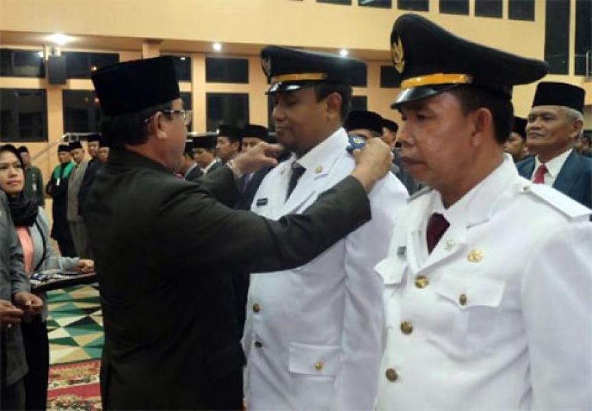 Bupati Wardan Lantik 209 Pejabat Eselon, Jangan Salahgunakan Amanah