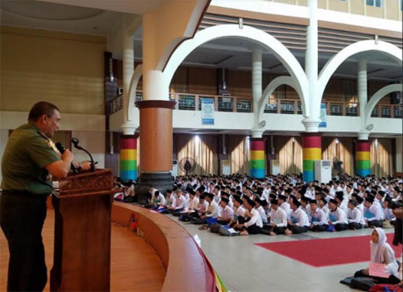 Danrem 031/Wirabima Ajak Mahasiswa Tumbuhkan Rasa Nasionalisme