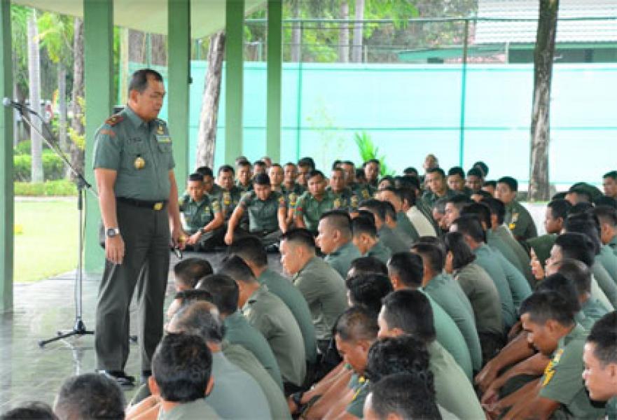 Danrem 031/Wirabima Ingatkan Prajurit Agar Selalu Bersyukur