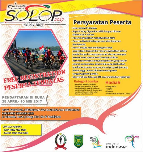 Disbudparpora Inhil Gelar Even Jelajah Ekowisata Solop, Ini Jadwalnya