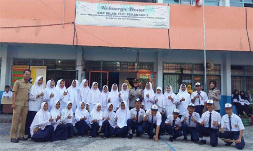 Jadi Pembina Upacara Kasat Binmas Polresta Pekanbaru Himbau Hindari Narkoba