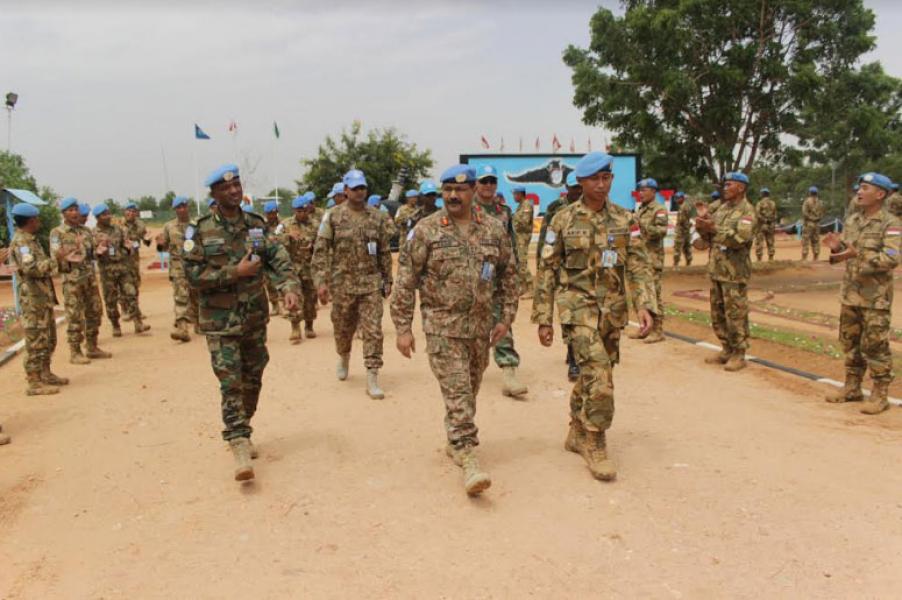 Kunjungan Force Chief of Staff Unamid ke Markas Indobatt di Afrika