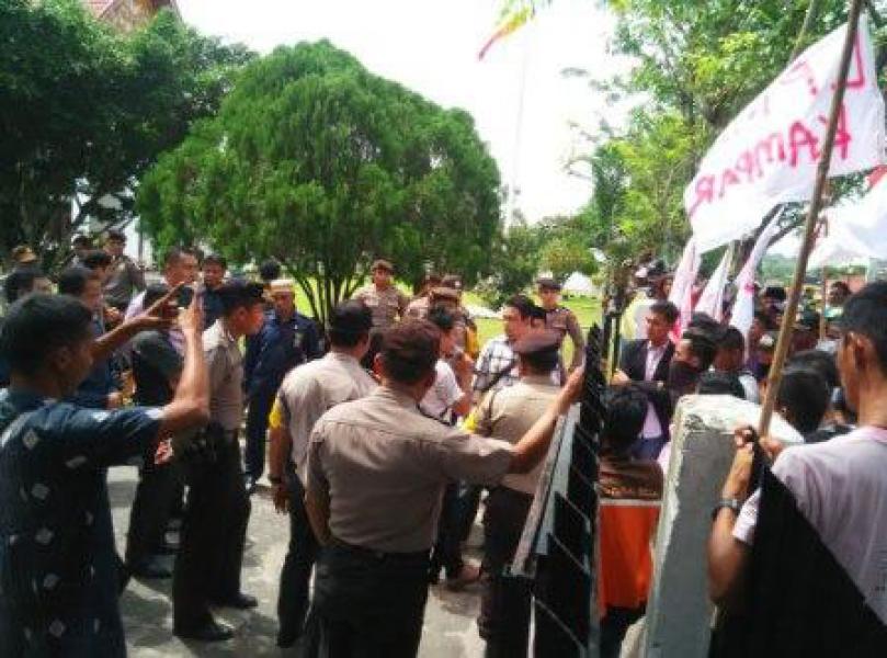 Laporan Tindak Pidana Kehutanan Piter Wongso Mengendap di Polres Kampar