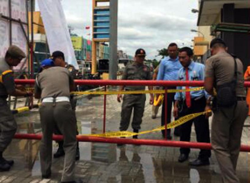 Lunasi Tunggakan Pajak, Segel ‎Parkir KBC Ramayana Dibuka 