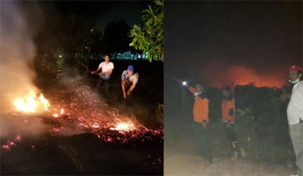 Meski Nihil Tim Tetap Pantau Karlahut Rohil, Polisi Lidik Pemilik Lahan