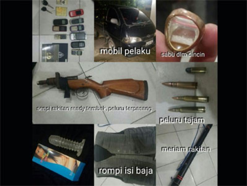 Miliki Senpi Laras Panjang Rakitan dan Rompi Anti Peluru, Pria Ini Ditangkap Polisi