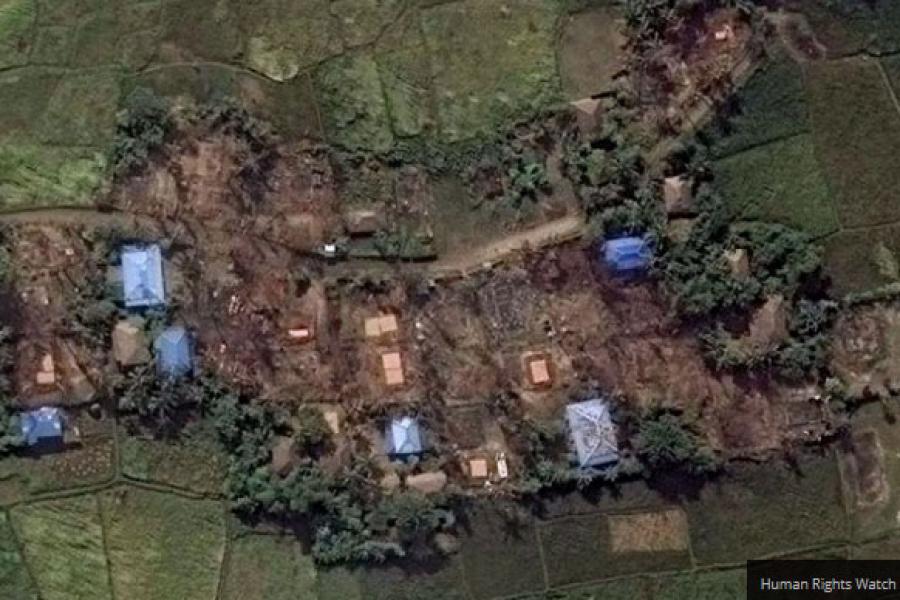Pembakaran dan Kekerasan di Rakhine Meluas