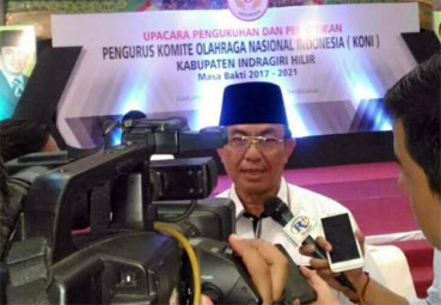 Pemkab Anggarkan 7 Miliar Untuk Dukung Penuh Kegiatan KONI Inhil