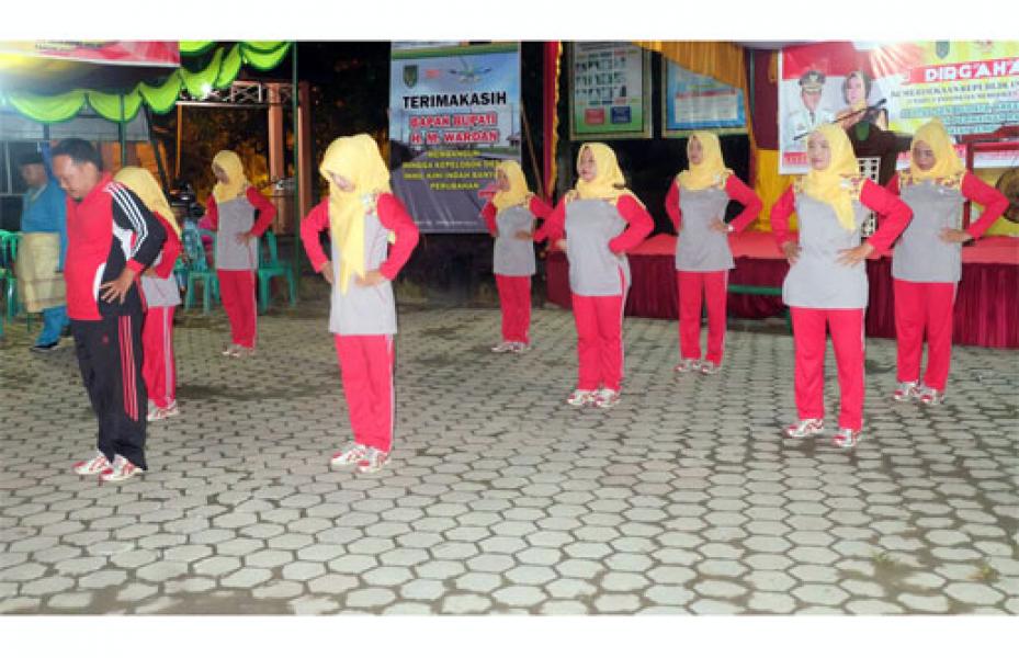 Perdana, Tembilahan Hulu Gelar Lomba Tari Kreasi DMIJ dan Senam DMIJ