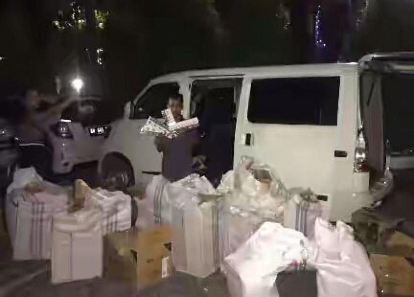 Polda Riau Amankan Ratusan Slop Rokok Tanpa Cukai