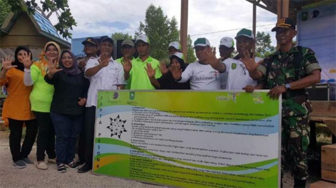 Promosikan Ekowisata Solop, Dinas Pariwisata Riau Gelar Aksi Sapta Pesona 2017