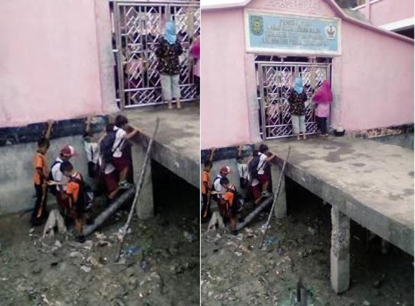 SDN 001 Panipahan Tak Pernah Dapat Bantuan Rehab Sekolah Dari Manapun